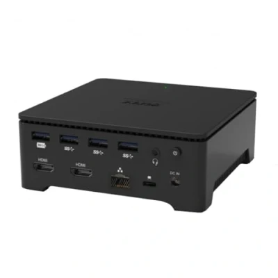 Image de PORT connect USB C &amp; A 2X2K UNIVERSAL OFFICE Station d&#039;accueil 3.1 Gen 2 x HDMI 1GbE 130 Watt Europe