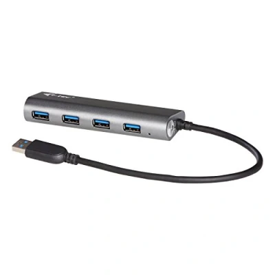 Afbeelding van Hub USB i Tec U3HUB448 Zilverkleurig Zwart Grijs