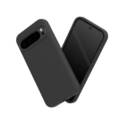 Afbeelding van RHINOSHIELD Hoesje compatibel met [Pixel 9 Pro XL] SolidSuit dunne hoes schokabsorberende technologie en premium matte afwerking zwart