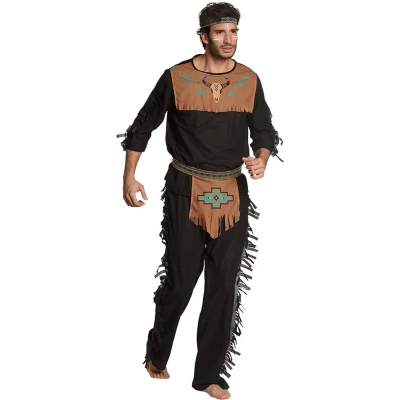 Afbeelding van Boland Kostuum Noble wolf (50/52) Volwassenen Indiaan Cowboy