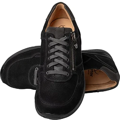 Afbeelding van Ganter 257422 Heren sneakersHeren veterschoenVrije tijdsschoenen Kleur: Zwart Maat: 43