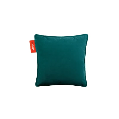 Afbeelding van Ploov 45x45 Velvet Petrol Green Draadloos Warmtekussen Stoov