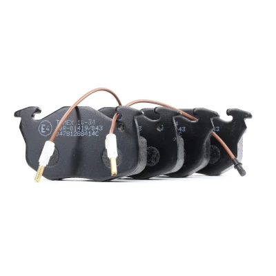 Afbeelding van TOMEX brakes TX 10 34 Remblokkenset Vooras Incl. slijtage waarschuwingscontact Met toebehoren PEUGEOT: 106 II Hatchback, 405 Saloon, I Saloon