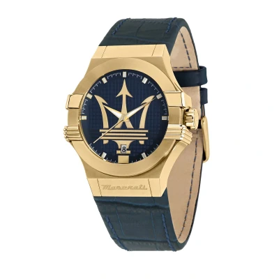 Afbeelding van Maserati Horloge, Heren, Maat: One Size, Blau gold