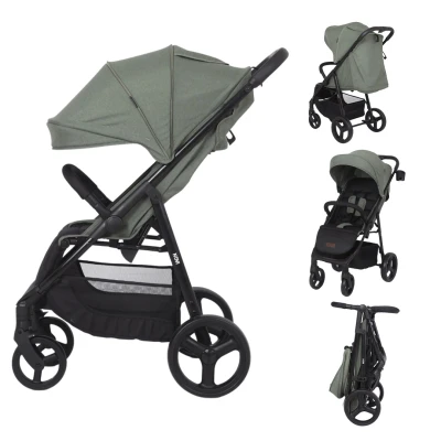 Afbeelding van Novi Baby Buggy Grande Go Black/Green