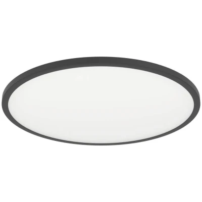 Afbeelding van EGLO connect.z Sarsina Z Plafondlamp Ø 60 cm Zwart/Wit Instelbaar wit licht Dimbaar Zigbee