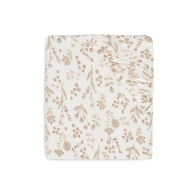Afbeelding van Jollein Hoeslaken Jersey 60x120cm Bloomy