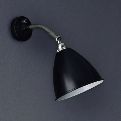 Afbeelding van GUBI Bestlite BL7 wandlamp chroom/zwart