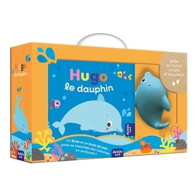 Image de Mon premier livre de bain Hugo le dauphin (valisette carton)