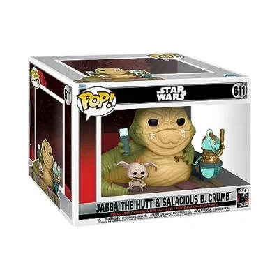 Afbeelding van Funko Pop! Moment: Star Wars Jabba &amp; Salacious B Crumb Return of the Jedi 40th #611