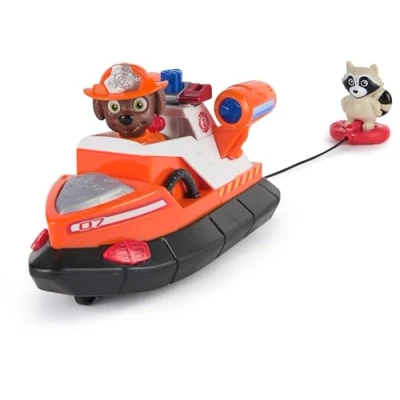 Afbeelding van PAW Patrol Brandweerredding Zuma&#039;s brandweerboot speelgoedvoertuig met speelfiguur
