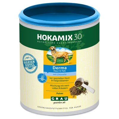 Afbeelding van GRAU HOKAMIX30 Derma Huid &amp; Vacht Poeder 350 g