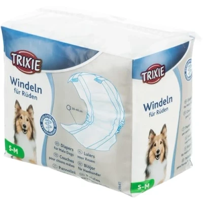 Afbeelding van Trixie Hondenluier Reu S/M 12 ST (390432)