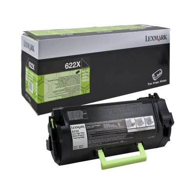 Afbeelding van Lexmark 62D2X00 (622X) Toner Zwart Extra hoge capaciteit