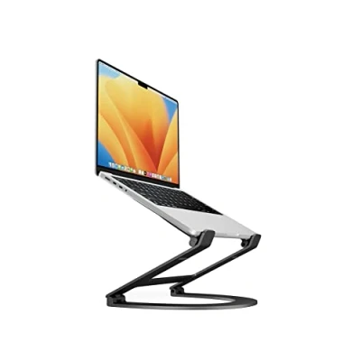 Image de Twelve South Curve Flex Support pour ordinateur portable bureau noir mat