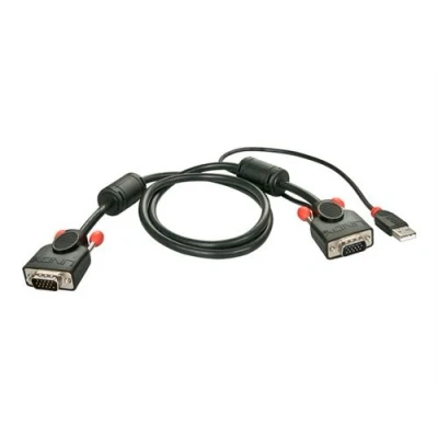 Image de Câble kvm série combo vga &amp; usb 3m lindy 33772