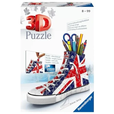 Image de Puzzle Ravensburger 3D Sneaker Union Jack