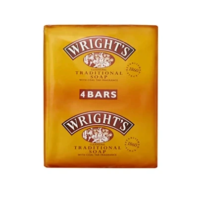 Afbeelding van Wright&#039;s Traditionele Zeep Met Teer Verzachtend Reinigend Antiseptische Koolteer Geur 3x4x100G