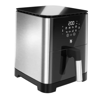 Afbeelding van WMF Multi Taste heteluchtfriteuse, 1550 W, 4,6 liter, voor 2 4 personen, gezonde friteuse, uitdroging, grillen, met 8 programma&#039;s, zwart
