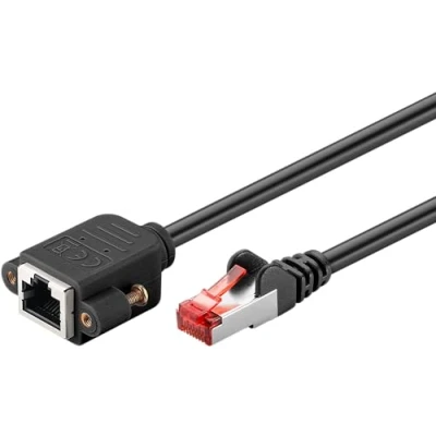 Afbeelding van Goobay 65639, 3 m, Cat6, S/FTP (S STP), RJ 45, Zwart
