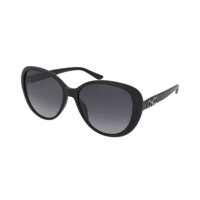 Afbeelding van Jimmy Choo zonnebril Amira/g/s 807 9o zwart donkergrijze gradiënt