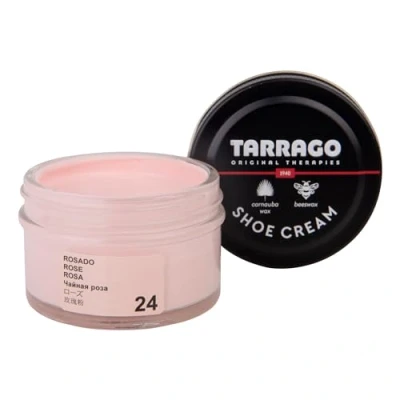 Afbeelding van Shoe Cream Beschermende crème voor leren schoenen, schoenverzorging, voedt, herstelt en beschermt 50 ml, (24) Roze
