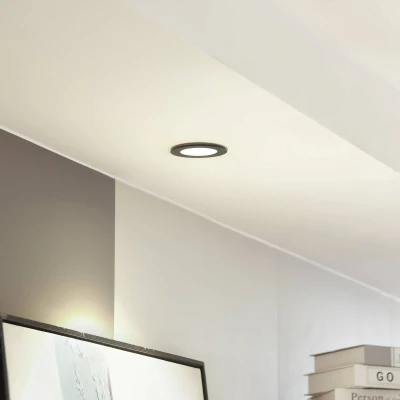 Afbeelding van Arcchio LED downlight Aryx, zwart, 3.000K