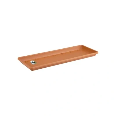 Afbeelding van Elho Barcelona Balconnière onderzetter 40 voor balkon en buiten Ø 34,6 x H 2,8 cm bruin/terracotta