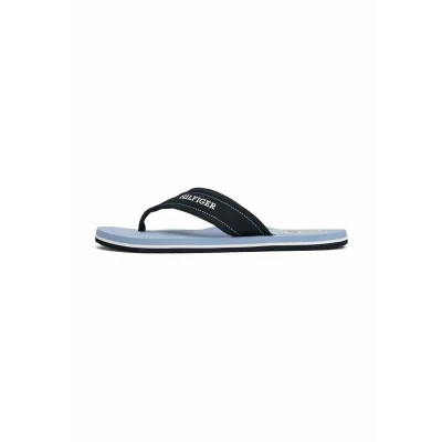 Afbeelding van Tommy Hilfiger Teensandalen, Heren, Maat: 40, Brisk blue Polyester