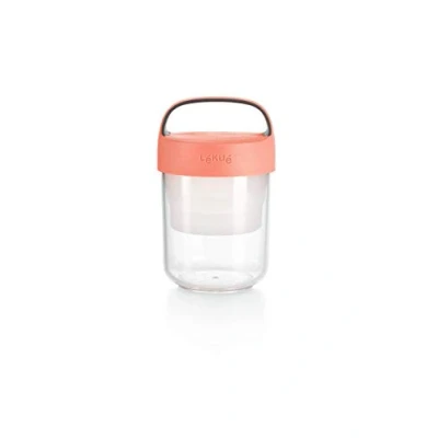 Image de Boite repas Jar to go 400 ml Lékué Rose