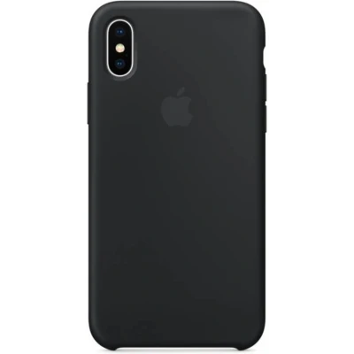 Afbeelding van Apple origineel silicone case iPhone X / XS black MQT12ZM/A