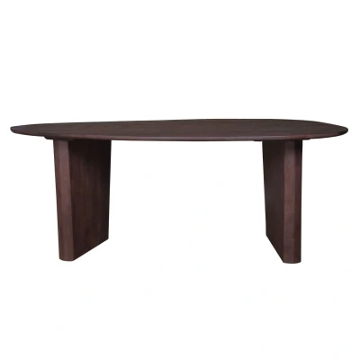 Afbeelding van Home67 Eettafel Rudo 240 x 110 cm Espresso Mangohout