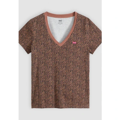 Afbeelding van Levi&#039;s Tshirt print multicoloured, Dames, Maat: Small, Multi/coloured