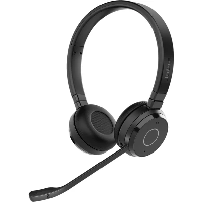 Afbeelding van Jabra 6699 839 409 hoofdtelefoon/headset Bedraad en draadloos Hoofdband Kantoor/callcenter USB Type A Bluetooth Zwart