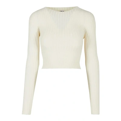 Afbeelding van Urban Classics Trui, Dames, Maat: Large, Whitesand