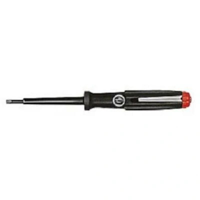 Image de WIHA 2557 150 250 détecteur de tension volts tête fendue noir avec clip 00456
