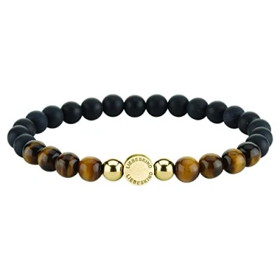 Afbeelding van Liebeskind Berlin Bracelet de perles, Standard, Acier inoxydable, Onyx