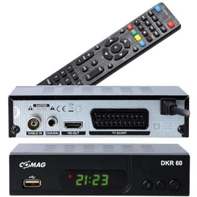 Afbeelding van Comag DKR 60 HD Full digitale kabelontvanger (PVR Ready, HDTV, DVB C, Time Shift functie, HDMI, SCART, USB 2.0) zwart