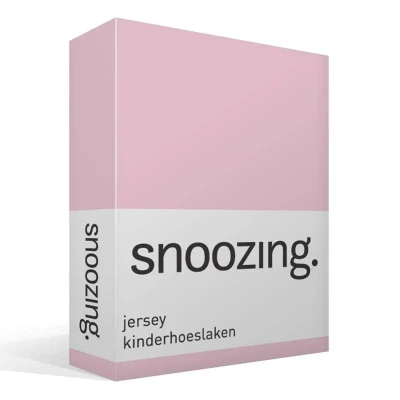 Afbeelding van Snoozing Katoen Kinderhoeslaken Junior 70x150 cm Roze