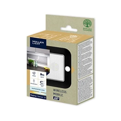 Afbeelding van LED meubelverlichting Mobina Sensor 10, oplaadbare batterij, zwart
