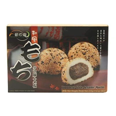 Afbeelding van Yuki &amp; Love Mochi Japanse rijstcake sesam smaak 210 g