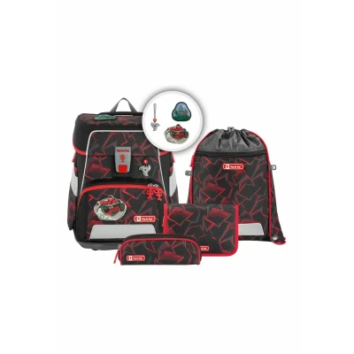 Afbeelding van Step by Spaceset 5TLG Schooltas set voor kinderen, Maat: One Size, Ninja yuma