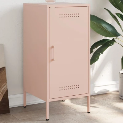 Afbeelding van Dressoir 36x39x79 cm koudgewalst staal roze