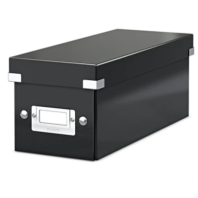 Image de Leitz click &amp; store boîte de rangement format cd noir esselte group 60410095