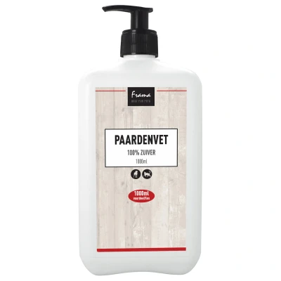 Afbeelding van Frama Paardenvet Met Pomp Supplement 1000 ml Hond Kat