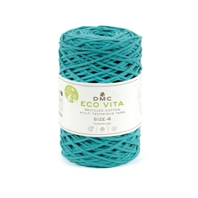Afbeelding van DMC NOVA VITA 4 garen macramé breihaken gerecycled katoengaren plantetiketten 250 g 200 m