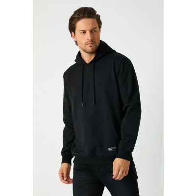 Afbeelding van Comeor Hoodie heren Zwart Dik XXL