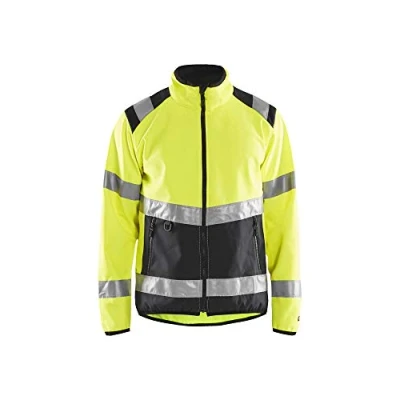 Afbeelding van Blåkläder 4877 2516 Softshell jack High Vis Geel/Zwart maat XXL