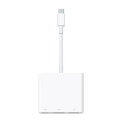 Afbeelding van Apple origineel USB C HDMI Digital AV Multiport Adapter wit MUF82ZA/A A2219
