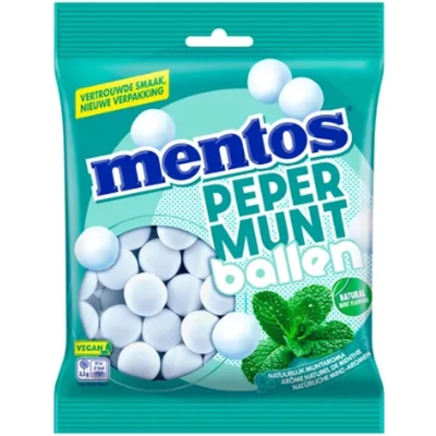Afbeelding van Mentos Pepermuntballen 12x242g